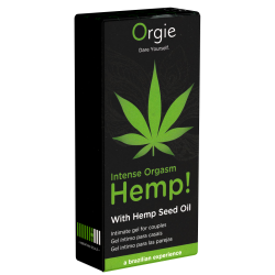 Orgie «Hemp! Intense Orgasm» Intimate Gel for Couples, vibrierendes und prickelndes Stimulationsgel 15ml