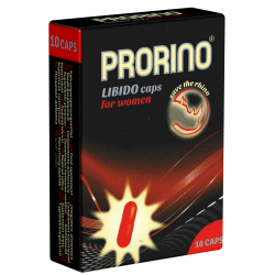 Prorino «Libido Caps» for women, 10 red capsules for the woman