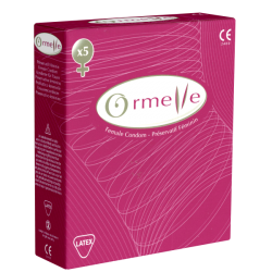 Ormelle «Female Condom» 5 französische Frauenkondome aus Latex