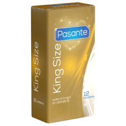 Pasante «King Size» 12 extra große XXL-Kondome für Männer, die mehr Platz brauchen
