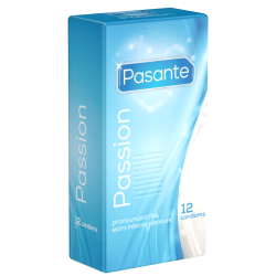 Pasante «Passion» (Ribbed) 12 ribbed stimulating condoms