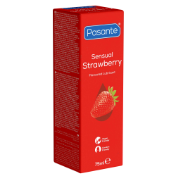 Pasante «Sensual Strawberry Lube» 75ml fruchtiges Gleitgel ohne Parabene