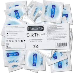 Pasante «Silk Thin» (Vorratspackung) 144 wahnsinnig dünne Airthin-Kondome für ein Maximum an Gefühl