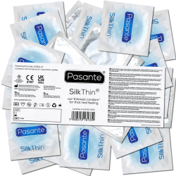 Pasante «Silk Thin» (bulk pack) 144 super thin condoms for a maximum of feeling