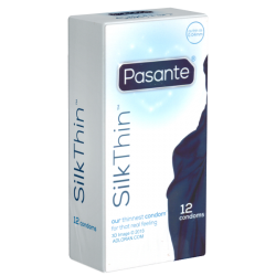 Pasante «Silk Thin» 12 superdünne gefühlsechte Kondome für ein Maximum an Gefühl