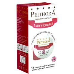 Peithora «Lady's Choice» 12 besonders prickelnde Kondome mit großen Orgasmus-Noppen