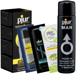 ! pjur® Anal «Mega Pack» fünf Sorten Anal-Gleitgel für intensiven Analverkehr und mehr Ausdauer, 126ml