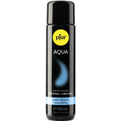 pjur® AQUA «Waterbased Personal Lubricant» Super Slippery & Long Lasting, superfeuchtes Gleitgel 100ml