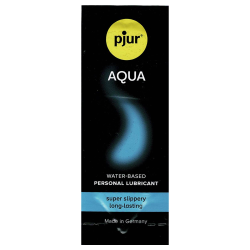 pjur® AQUA «Waterbased Personal Lubricant» Super Slippery & Long Lasting, superfeuchtes Gleitgel 2ml Sachet