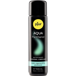 pjur® AQUA «Panthenol Waterbased Personal Lubricant» Super Regenerating, pflegendes Premium-Gleitgel 100ml