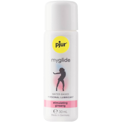 pjur® «myGlide» 30 ml wasserbasiertes, wärmendes und prickelndes Gleitgel für Frauen mit stimulierendem Ginseng