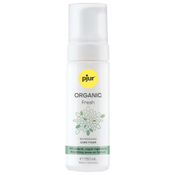 pjur® ORGANIC «Fresh» Refreshing Care Foam, Reiniger & Hygiene-Schaum für den Intimbereich 150ml