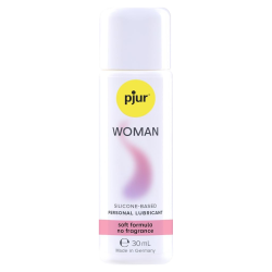 pjur® WOMAN «Silicone Personal Lubricant» Softer Formula & No Fragrance, silikonbasiertes Gleitgel für Frauen 30ml