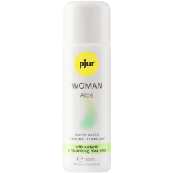 pjur® WOMAN «Aloe» 30 ml Gleitgel auf Wasserbasis mit natürlicher und pflegender Aloe Vera, parabenfrei für Frauen