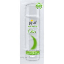 pjur® WOMAN ALOE «Waterbased Personal Lubricant» Natural & Nourishing, parabenfreies Gleitgel für Frauen 2ml Sachet