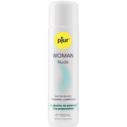 pjur® WOMAN NUDE «Waterbased Personal Lubricant» 100ml, ohne jegliche Zusätze, hypoallergenes Gleitgel
