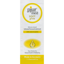 pjur® MED «Soft Glide» With Natural Jojoba, geschmeidiges Gleitgel für sensible Haut 1.5ml Sachet