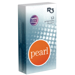 R3 «Pearl» 12 perlgenoppte Kondome