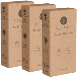 Condoms for climate «ReLeaf» 3 x 9 vegan condoms plus a good deed - every condom plants a tree