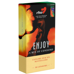 RFSU «Enjoy» Mix of Condoms, 30 gemischte Kondome für mehr Spaß