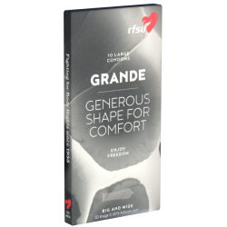 RFSU «Grande» 10 larger condoms for more comfort