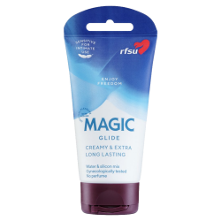 RFSU «Magic Glide» Creamy & Extra Long Lasting, 75ml luxuriöses Gleitmittel mit Silikon und Wasser