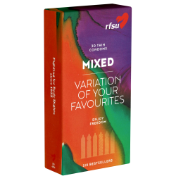 RFSU «Mixed» Variation of your Favourites, assortment of 30 popular condoms