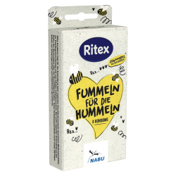 Ritex Pro Nature «Fummeln für die Hummeln» NABU-Sonderedition: 8 insektenfreundliche Kondome