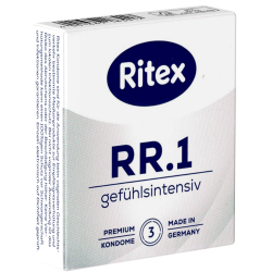 Ritex «RR.1» Gefühlsintensiv, 3 Kondome für ein 100% natürliches Gefühlserlebnis