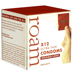 ROAM «Ultra Thin Condoms» Original Latex, 12 dünne, transparente Kondome