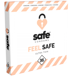 Safe «Feel Safe» Condoms, 36 dünnere Kondome für ein natürliches Gefühl