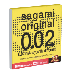 Sagami «Original XL-Size» latexfrei, 1 besonders großes Kondom für Latex-Allergiker