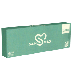 Condoms for the world «Sam Loves Max» 15 vegan condoms plus a condom donation