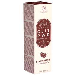 Secret Play «CLIT PWR» Strawberry, 15ml vibrierender Klitoris-Balsam für ein unvergessliches Orgasmus-Erlebnis