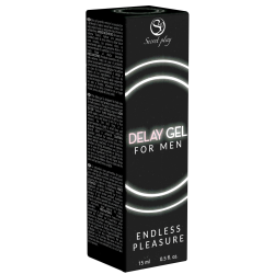 Secret Play «Delay Gel» For Men - 15ml, 100% natural, vegan, with refreshing mint aroma