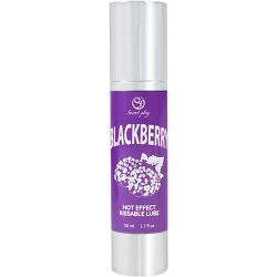 Secret Play «Blackberry» Hot Effect, 50ml wärmendes Gleitgel mit Brombeer-Aroma