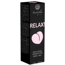 Secret Play «Relax» Anal Gel, 15ml veganes Gel für angenehmere Analstimulation