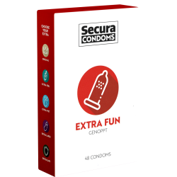 Secura «Extra Fun» 48 dotted condoms for extra-intense fun