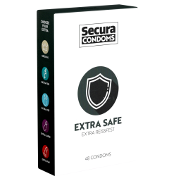 Secura «Extra Safe» 48 extra dicke Kondome für besondere Sicherheit beim Analverkehr