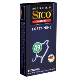 Sico Size «Forty-Nine» 8 Kondome nach Maß, Größe M (49mm)