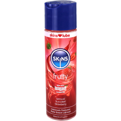 Skins «Fruity» Sensual Succulent Strawberry 130ml Gleitgel mit natürlichen Fruchtaromen