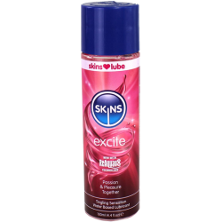 Skins «Excite» Passion & Pleasure 130ml prickelndes Gleitgel