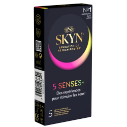 SKYN «5 Senses» 5 latexfreie Kondome im Mix für alle Sinne - aus Sensoprène™