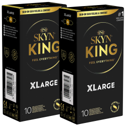 SKYN «King XLarge» Doppelpack, 20 (2x10) latexfreie XXL Kondome