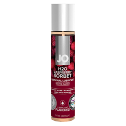 System JO «H2O Raspberry Sorbet» 30ml fruchtiges & zuckerfreies Gleitgel mit Himbeergeschmack