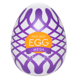 Tenga Egg «Mesh» Einmal-Masturbator mit stimulierender Struktur (Netzgitter)