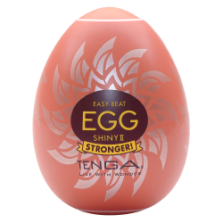 Tenga Egg Stronger «Shiny II» Einmal-Masturbator mit stimulierender Struktur (Rippen im Sonnen Stern-Design)