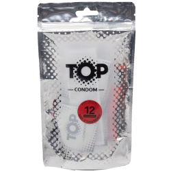 TOP «Berry Exciting» Red Strawberry, 12 rote Kondome mit Erdbeergeschmack