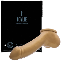 Toylie Latex-Penishülle «ADAM 5.5» gold, mit ausgeformter Eichel und Hodensack