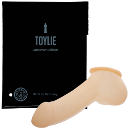 Toylie Latex-Penishülle «ADAM 4.5» semi-transparent, mit ausgeformter Eichel und Hodensack